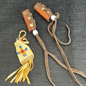 Hand Made Indian Leatherwork, Vintage Accessories